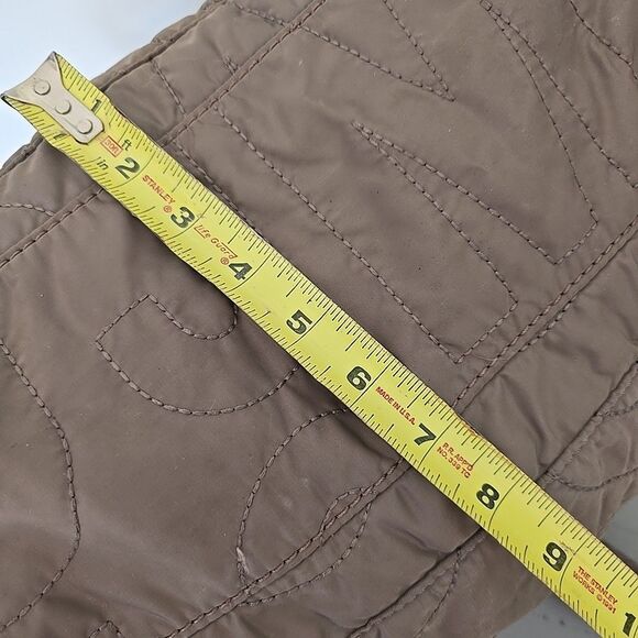 Marc By Marc Jacobs Taupe Green Nylon Quilted Tote Bag Shopper Purse Gym Slouchy - Picture 13 of 15